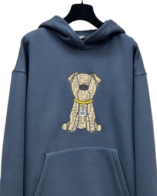 中性款卡通刺绣连帽卫衣he011 商品图2