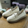 【Fusaro锁扣&蝴蝶结牛皮鞋 买一送一 再送鞋垫】柔软牛皮舒适不累脚 EVA大底防滑耐磨 时尚百搭 商品缩略图3