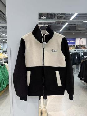 GUESS 羊羔绒夹棉棉服外套199.9元（线上线下同步在售，不一定有货，介意勿拍）632953-NT