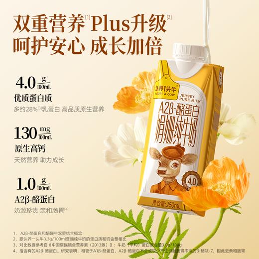 认养一头牛A2娟姗纯牛奶 250ml*10盒  商品图1