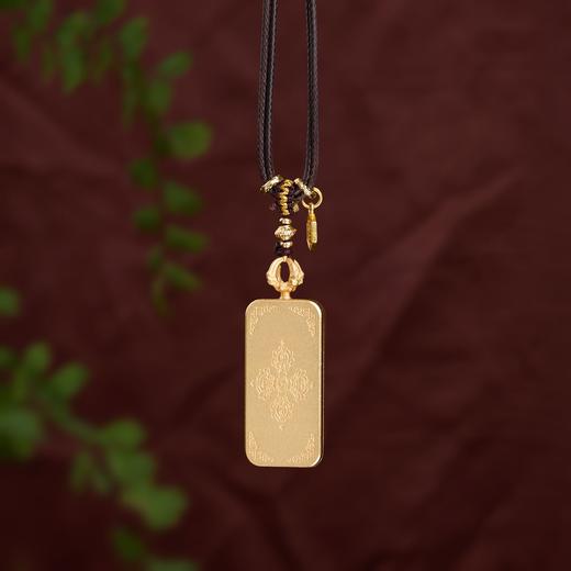 【扎基拉姆手绘小唐卡项链】敦煌小众精致手绘扎基拉姆六字真言矿物砂唐卡项链 商品图10