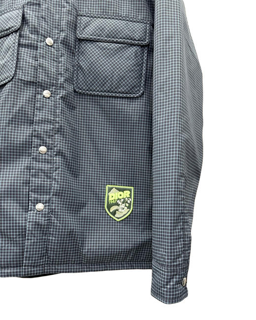 男款格纹衬衫式棉服la010 商品图2