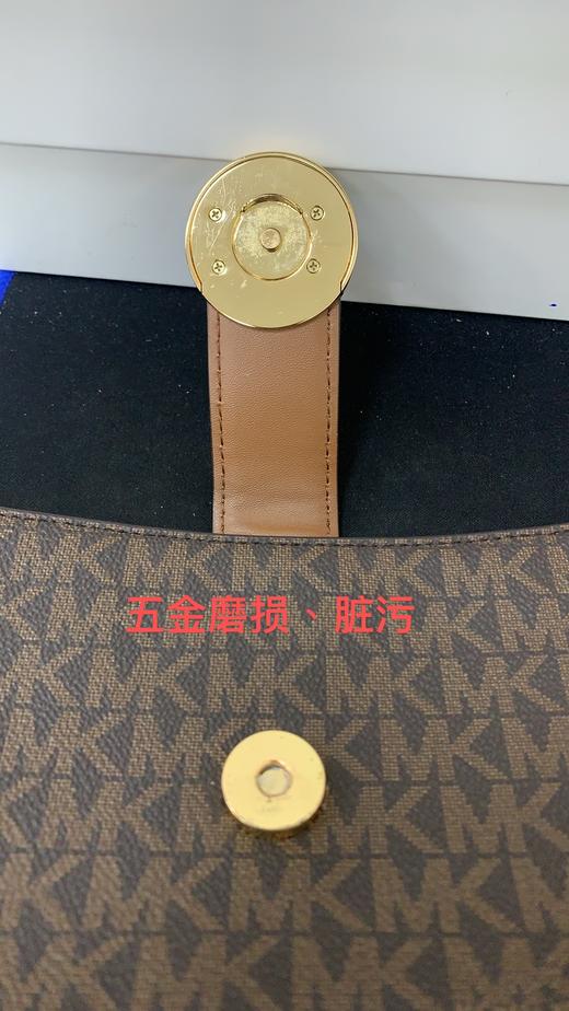 196163426952 迈克高仕MICHAEL KORS MK【品牌质保】Carmen小号老花链条单肩包【24*7*12cm】 商品图6
