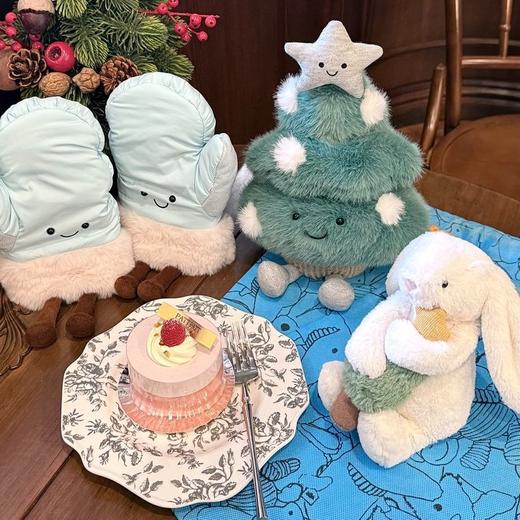 2025圣诞萌趣仪式感🎄𝐉𝐂圣诞限定玩偶 怀抱圣诞兔/雪花圣诞树/滑雪手套 jellyca*就是个无底洞，每次都让我轻易的心动 商品图0