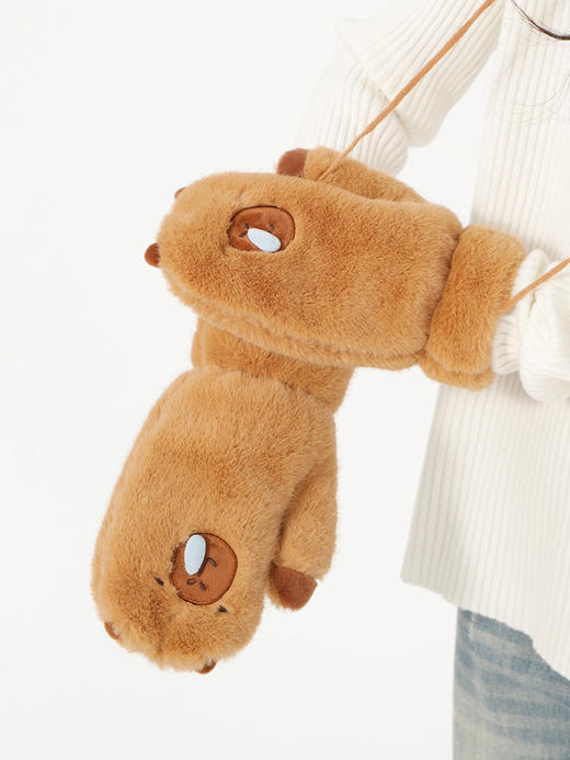 卡皮巴拉毛绒女包套A1272-纪念日百货门店同款165298626 商品图2