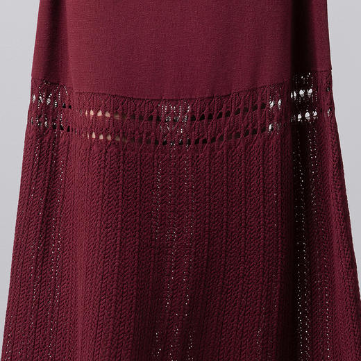 【林栖设计小店】镂光落影|毛织半身裙针织肌理感浪漫2026早春新款裙子女G1961319 商品图6