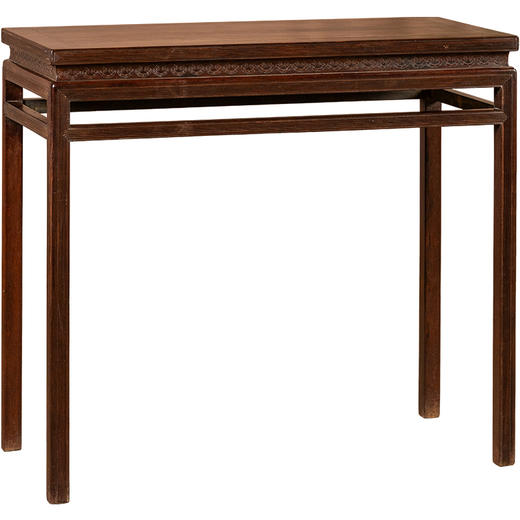 清中期	紫檀束腰直枨芝麻梗条桌 商品图5