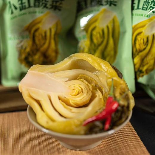 小瓦缸酸菜 | 优选脆爽包心玉芥菜 低温自然发酵  酸度柔和 口感爽脆 无异味 风味纯正 商品图1