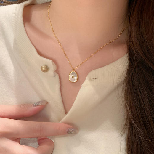 【微信专享款】ARSIS｜纯真年代系列 纽扣项链 商品图3