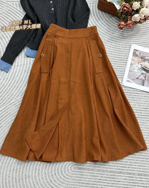 Q49057#A字大摆裙 商品图0