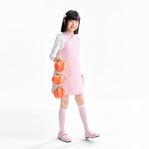 【实体店同款】女童无袖连衣裙春季新款安奈儿童装AG613023 商品图3