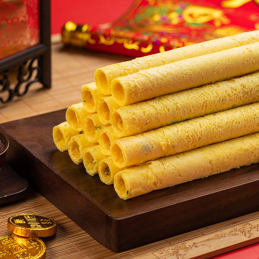 金银满屋贺年礼盒 牛油曲奇饼干笑口枣蛋卷鲍鱼酥 春节送礼 商品图5