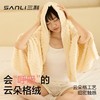 三利7A抗菌云朵格珊瑚绒柔软吸水浴巾干发帽套装 商品缩略图2