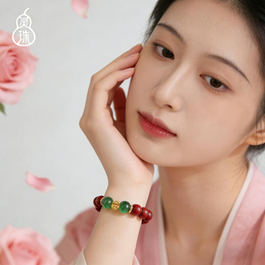 新款！芳香解郁！戴在手上的“逍遥丸”！灵珠 合香珠 花蕊夫人手串系列 轻盈的玫瑰花香夹杂药香 “冷暖交织”贵气十足  1物1证 商品图0