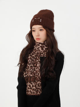经典时尚复古豹纹毛绒围巾-纪念日百货门店同款167894317