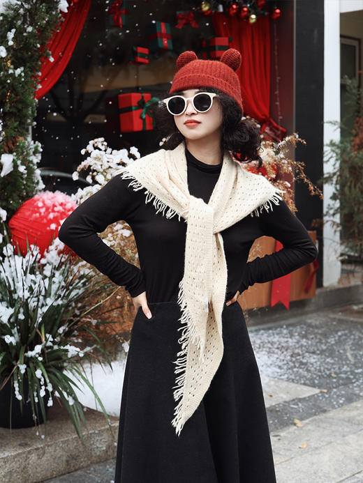 100%羊绒帽子  尽享温暖 当生日礼物送礼也推荐~ 商品图6