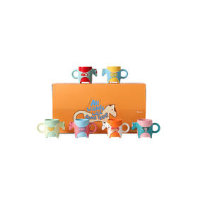 陶润会 马年新品高颜值时尚马上成真水杯可爱创意盲盒陶瓷马克杯子咖啡杯