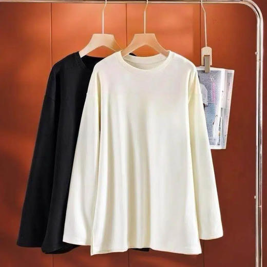 89.9元2件！SPLELED 莱赛尔蚕丝驼绒打底衣 上身显瘦百搭藏肉 “真驼绒”自发热 厚实双面绒 oversize版型 简约时尚百搭 商品图3