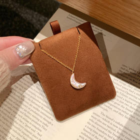 【微信专享款】ARSIS｜纯真年代系列 巴洛克新月项链