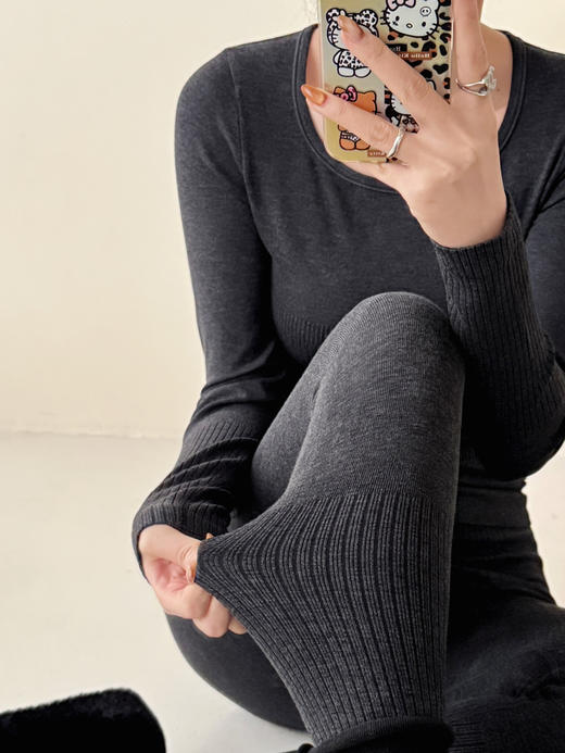 塑型发热保暖内衣套装打底套装张柏芝代言！ 商品图11