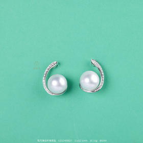 【弯月】澳白珍珠耳坠-EZ12405027