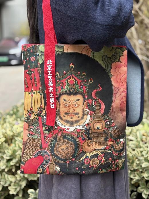 《法海寺壁画临摹精选》+《法海寺壁画线稿》，赠礼1：檀香型描金线笔 1 支 + 4 只笔芯。赠礼2：法海寺壁画限量帆布包（两款随机发其一） 商品图8