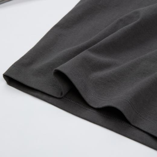 ROMI STUDIO“休闲复古”全棉舒适挺阔拼色假两件长袖T恤RWCAS66651 商品图4