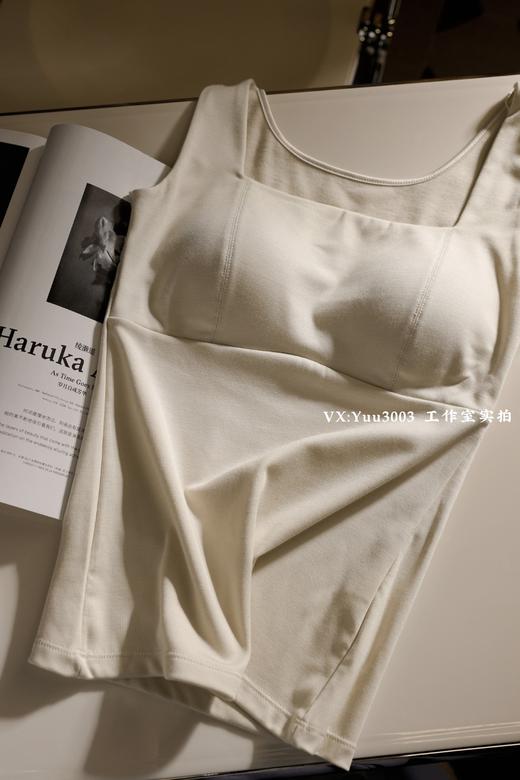 中小胸｜华歌尔原厂 椰油美雅碧 乳胶胸垫一体保暖背心 漫漫秋冬万能打底内搭！ 商品图14