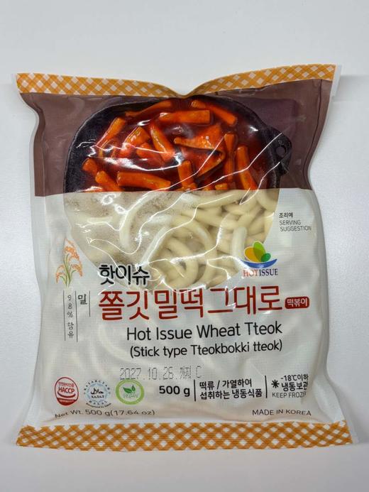 쫄깃 밀떡 그대로 떡볶이海地村小麦年糕条500g 商品图0