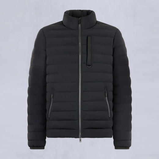 MOOSE KNUCKLES 男士金属驼鹿指节徽标绗缝羽绒服 黑色 M35MJ127 292 商品图0