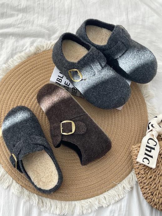 凯撒KS7850一脚蹬厚底扣带复古内增高休闲包头 /KS7839半拖鞋勃肯鞋 商品图7