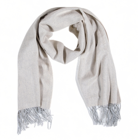 小山羊绒 围巾-人字纹设计    ASR-21BBC002E