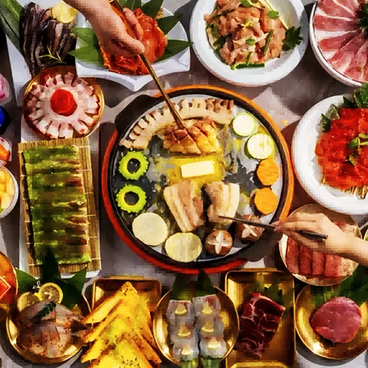 【秦都万达】75元抢古鲁特-双人烤肉自助餐！精选优质好肉，搭配秘制酱料和生菜！全新升级，加量不加价！