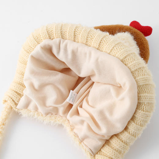 【萌趣造型❗️柔软舒适】可爱毛线耳机针织帽秋冬季针织可爱男女宝宝护耳保暖加厚儿童帽子。jb 商品图1