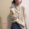 LS竹纤维女士时尚半高领加厚打底衫676 商品缩略图0