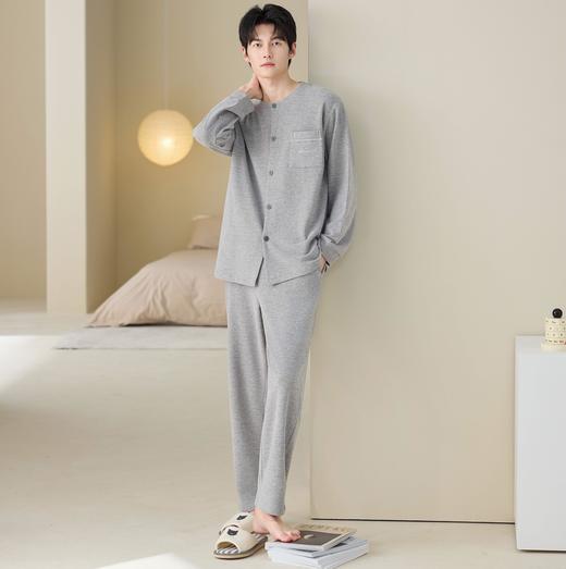 （男款）居家幸福好物大公开‼️秋冬保暖居家服天花板🔥【牧棉儿-德绒羊毛蚕丝情侣家居服套装】好穿到尖叫 德绒自发热面料锁温力max🔥比普通睡衣加倍聚热保暖‼️ 商品图1