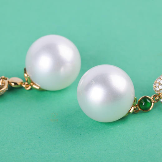 【馥郁】郁金香珍珠耳坠-EZ12405053 商品图5