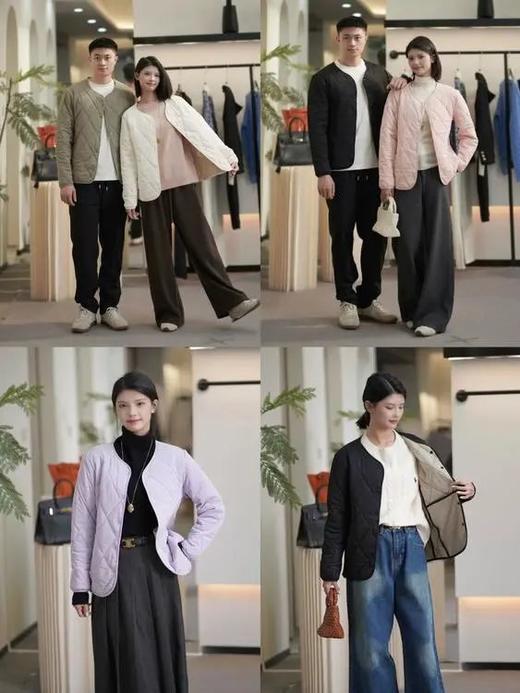 【100%绵羊毛夹层+气绒锁温】菱形格气绒羊毛加绒加厚蓄热三防外套（ ME4510/ME4511） 商品图2