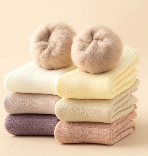 【冬季拉绒保暖加厚袜子H86】加厚毛圈拉绒袜子，真的是一眼就能感到暖暖的🎉 袜子内里厚厚的暖绒不会冻脚 锁温又抗寒 温暖一整天🌟☀-GRUP 商品图7