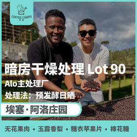 25产季 埃塞 阿洛 Alo 暗房 LOT 90 预发酵日晒（生豆）空运批次