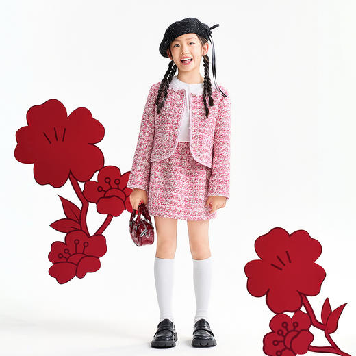 【实体店同款】女童梭织外套春季新款安奈儿童装AG615016 商品图3