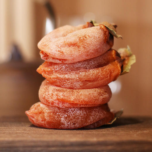 2025新上市田陌上富平柿饼  霜降采摘 古法手作 肉多霜厚 2斤/盒 商品图2