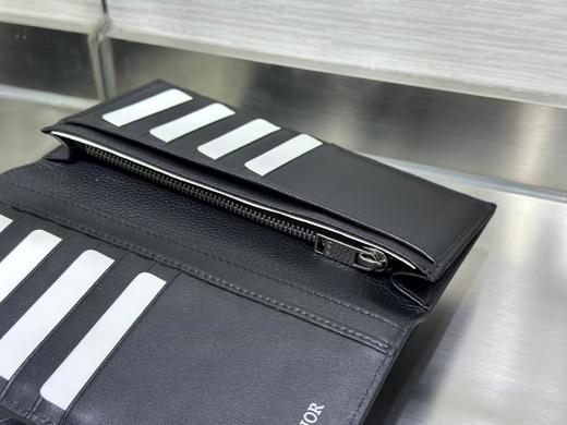 迪奥 黑色 Gravity 印花效果皮革 钱包 卡包（LZ ） 商品图6