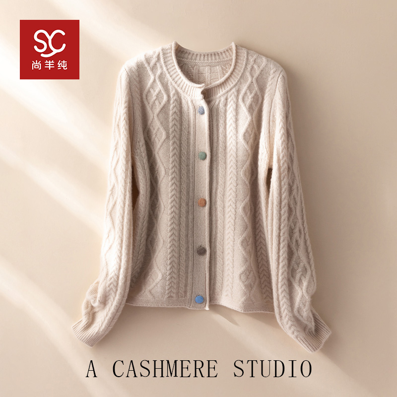S·Y·C【雨后伦敦】100小山羊绒宽松显瘦针织衫BABY25072