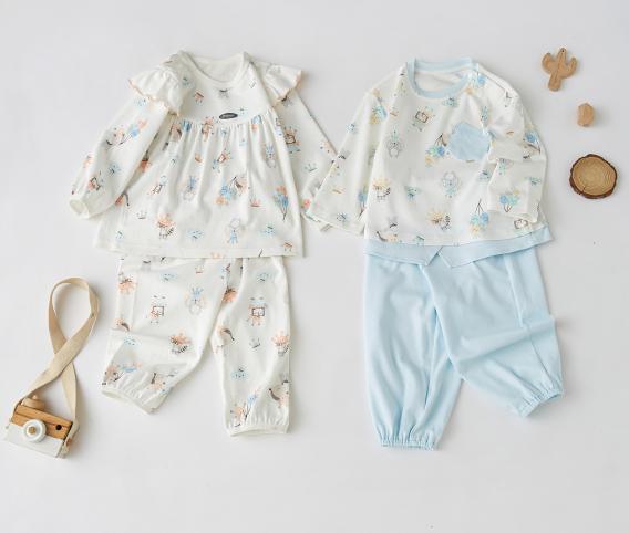 【长袖肩开套装】宝宝软萌0-5岁外穿内搭两用核心肩开设计穿脱不卡头