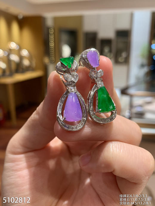 双色耳坠【5102812】具体价格微信咨询 商品图0