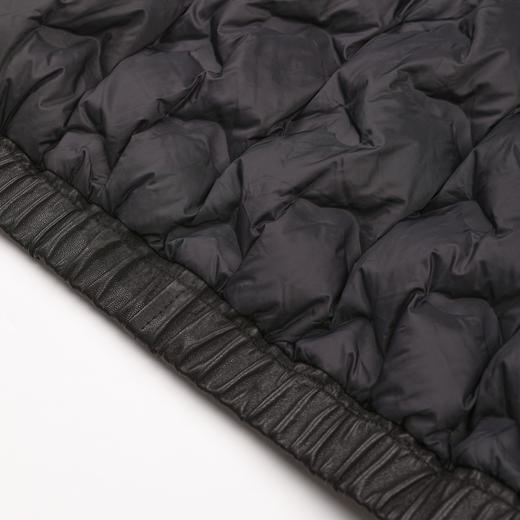 ROMI STUDIO西班牙进口绵羊皮植鞣蜡感皮衣鹅绒服 RWCWW87380 商品图8