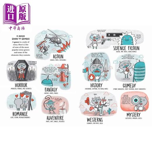 【中商原版】释放你的创意怪兽 儿童写作指南 Unleash Your Creative Monster A Children's Guide to Writing 英文原版 童书 商品图2