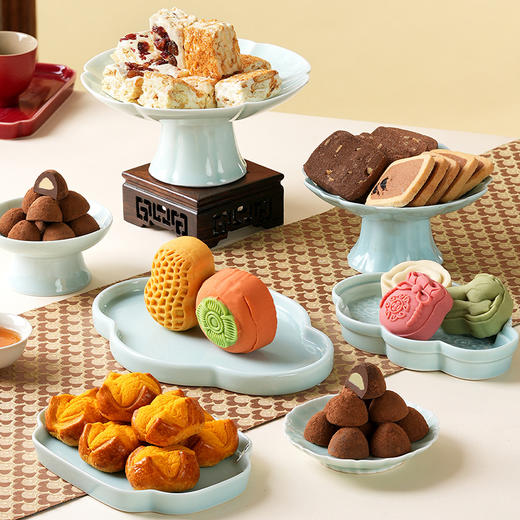 【八方聚福年礼】金炉子2026春节年货礼盒装中式糕点过年走亲戚送礼品新年高端点心团购860g 商品图6