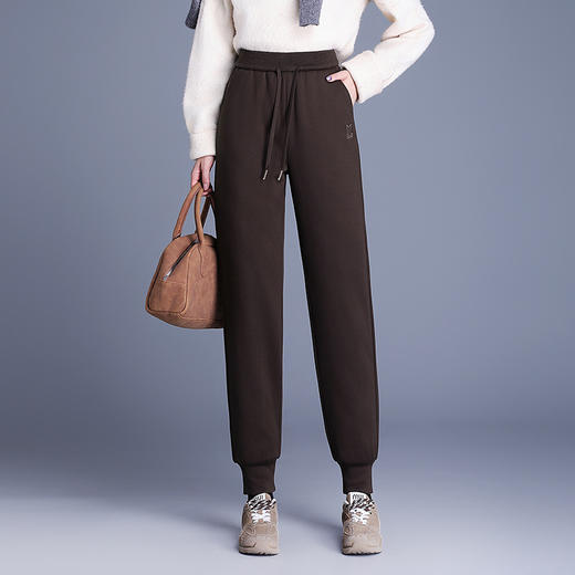 加厚保暖羽绒裤，遮胯宽松显瘦哈伦裤休闲束脚裤MYX-KDFY-72683-L 商品图1